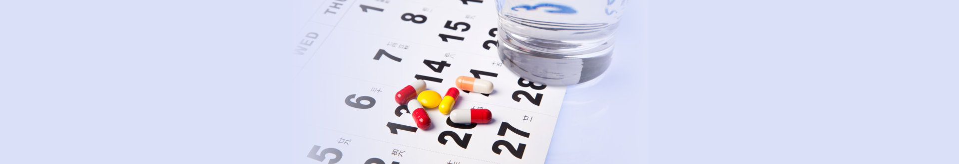 calendar with medicines